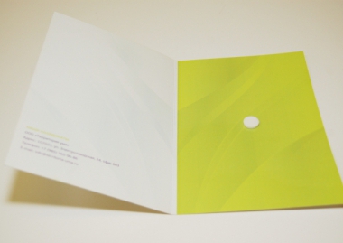 Обложка для CD, полноцветная печать, глянцевая ламинация, таблетка для CD (разворот).